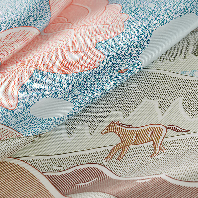 Carré 70 Ivresse Au Vent - Bleu | Hermès Canada